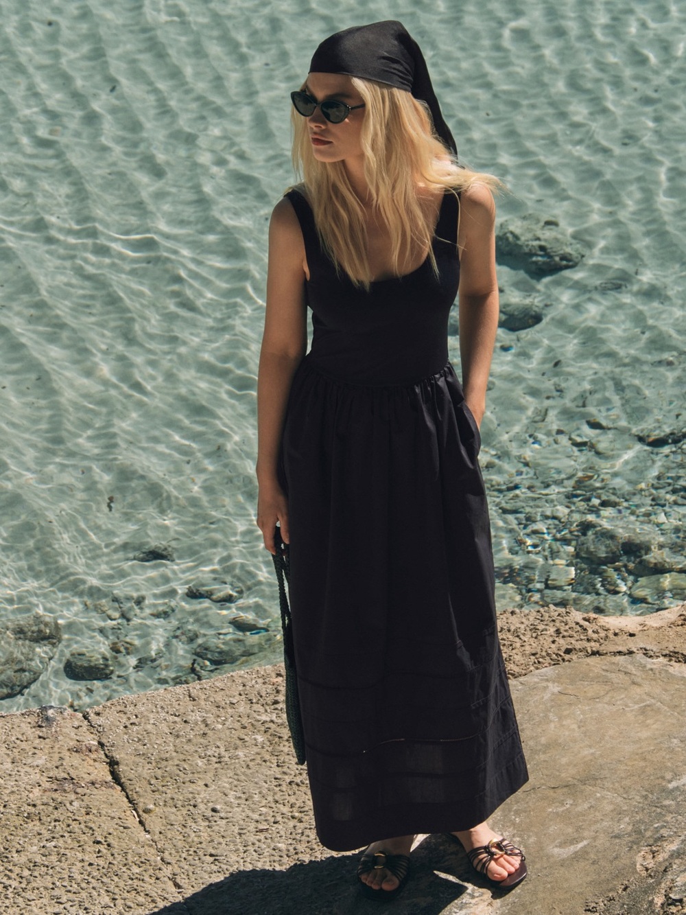 Z Supply Black Sleeveless Maxi Dress